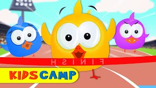 who wins lucky ducky gets lucky in the running race funny cartoon series bykidscamp education