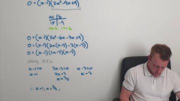 Solving Cubic Equations using Factor Theorem