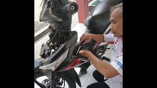 CARA MELEPAS COVER BODY SUPRA 125 injeksi