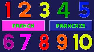 singing numbers 1 10 french chante les chiffres 1 10