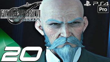 FINAL FANTASY VII REMAKE - Gameplay Walkthrough Part 20 - Shinra Building (PS4 PRO) 100%