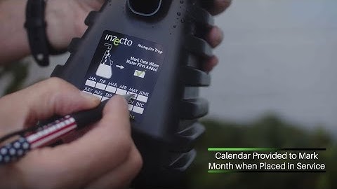 INZECTO Mosquito Trap Maintenance