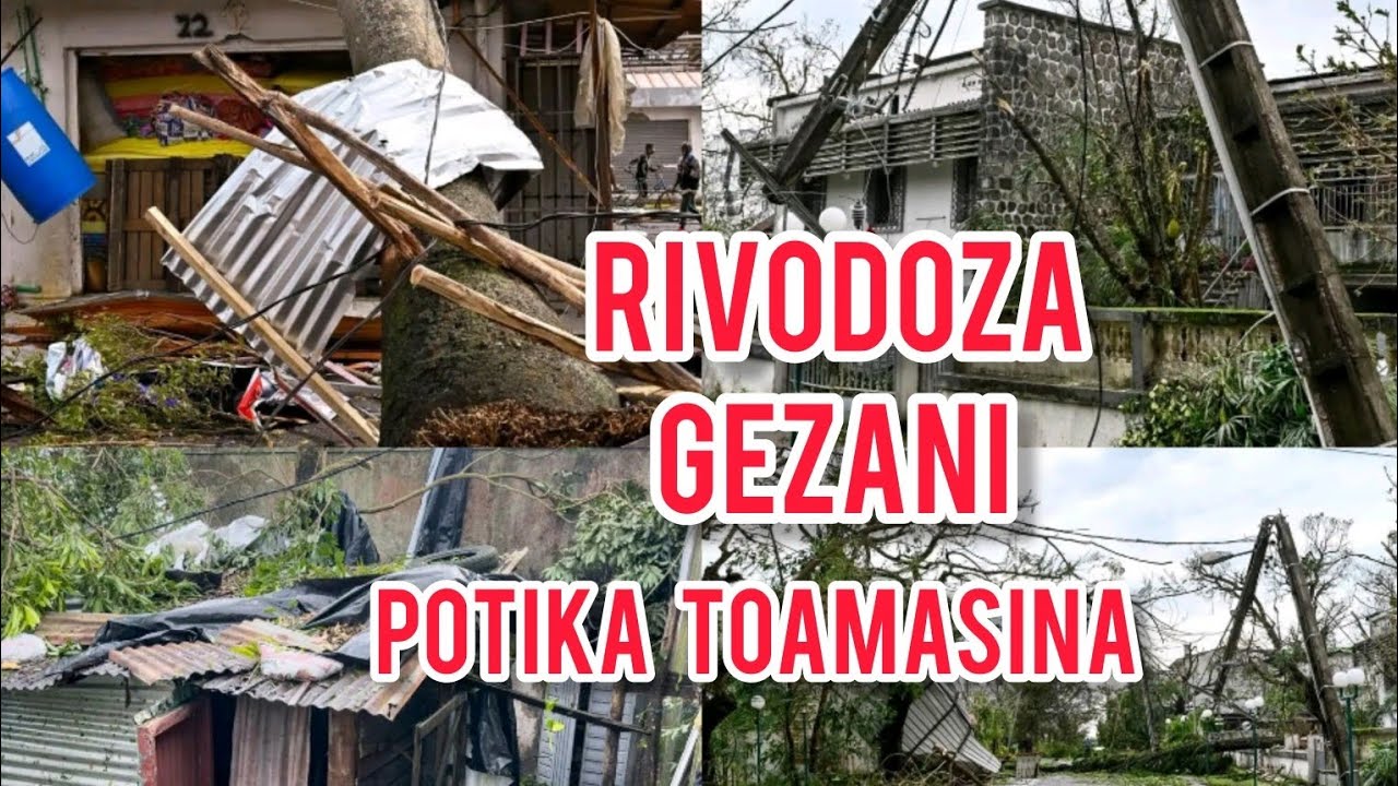 Namela takaitra ny rivodoza gezani tany Toamasina