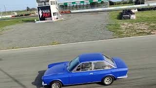 1969 FIAT 124 SPORT AC TRACK DAY ON BOARD ACHNA SPEEDWAY CYPRUS