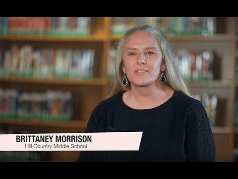 2021 Campus Educators of the Year, Hill Country Middle School – Brittaney Morrison