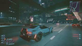PSSR 2 Driving at night | Cyberpunk 2077 (4K)