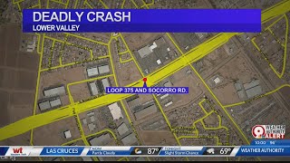 Deadly crash on Loop 375 at Socorro