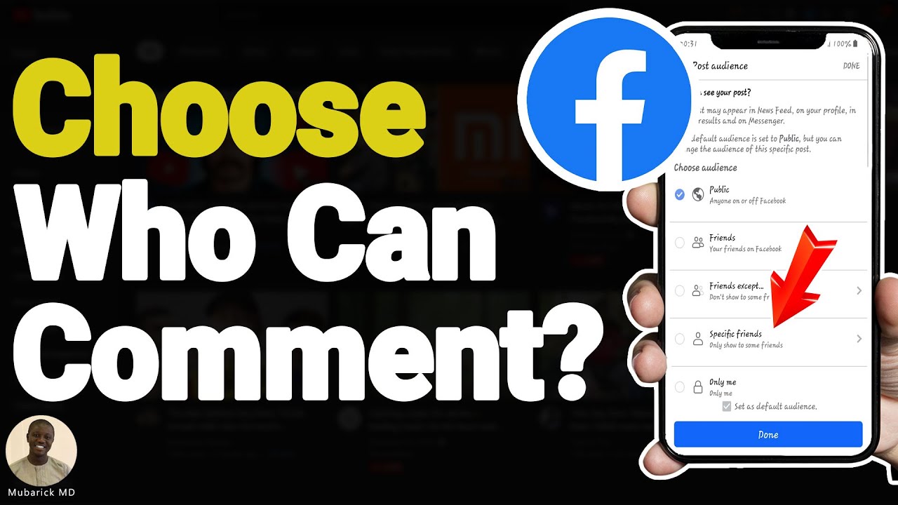 How to Choose Who Can Comment On Your Facebook Post - Full Guide