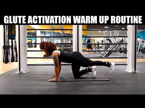 GLUTE ACTIVATION WARM UP USING ANKLE WEIGHTS || FULL BODY WORKOUT - YouTube