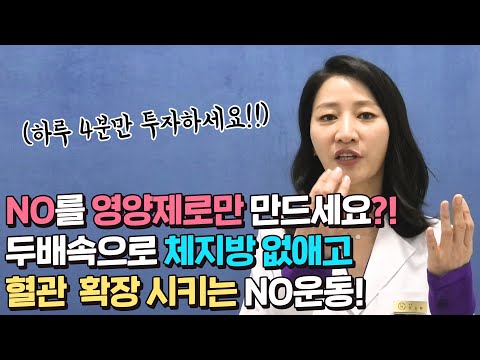 운동할 시간 없는 분들을 위한 &rsquo;NO(산화질소) 덤프운동&rsquo;! [FEAT. 혈관 묵은때 벗기고 체지방 두배속으로 태우기]