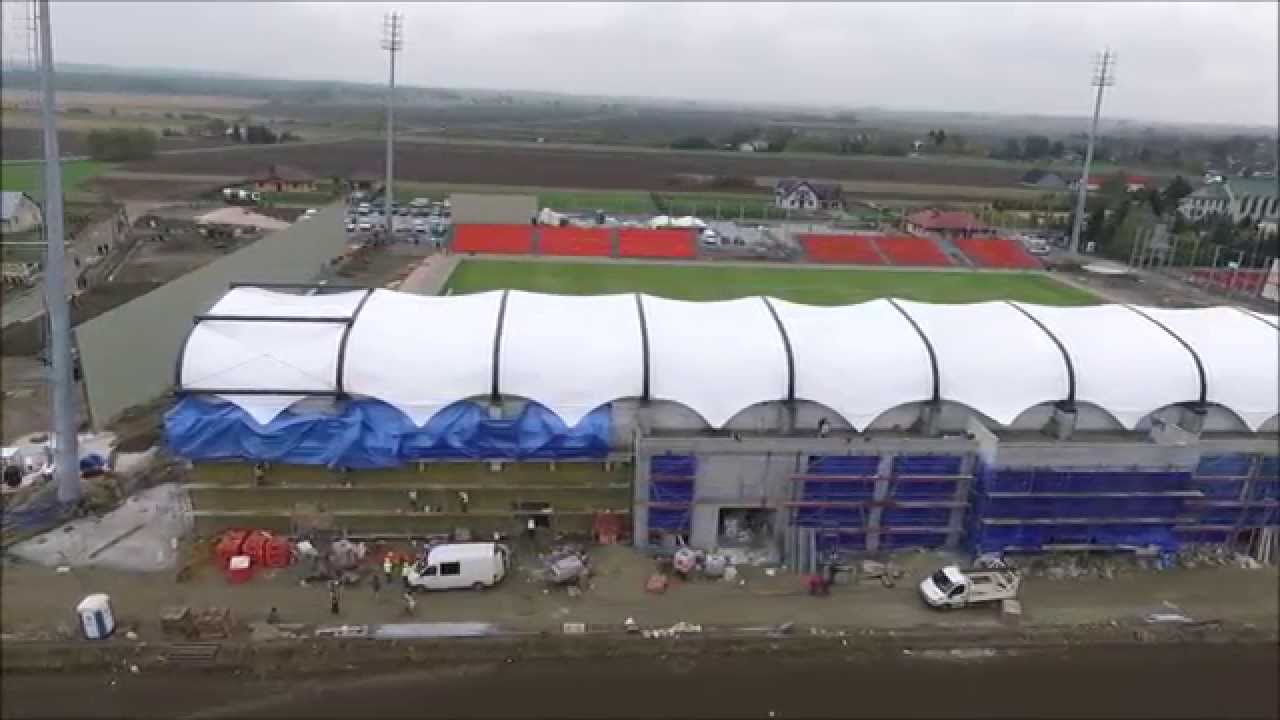 Bruk-Bet Termalica Nieciecza TERMALICA BRUKBET Nieciecza Budowa stadionu pikarskiego cz II