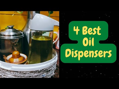 Four Best Oil Dispensers For Easy  Cooking In Kitchen | Kitchen Organization