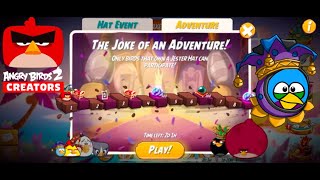 BJ's Gaming: Angry Birds 2 Jester Hat Set Event Levels 1-3 (Fail At Level 4)