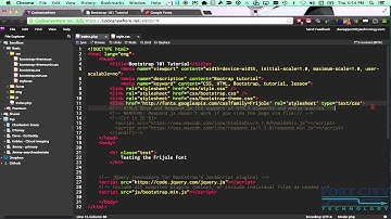 Bootstrap HTML Design Tutorial - Tutorial #13