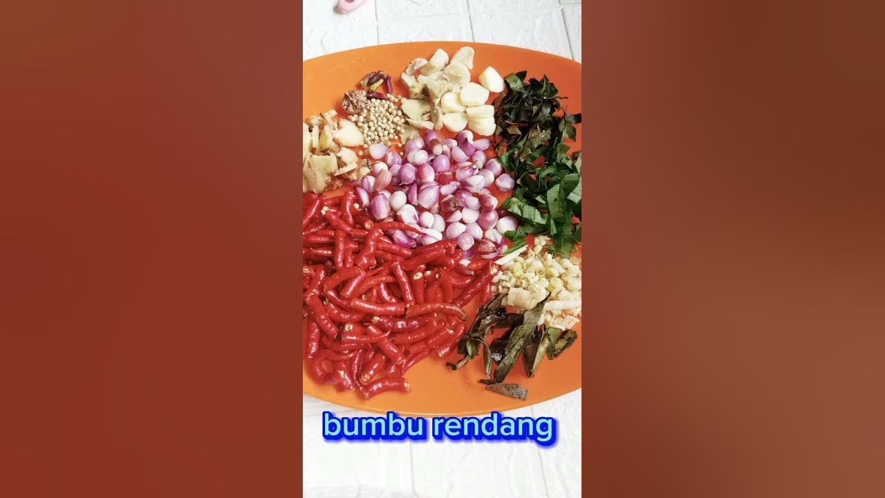 bumbu rendang anti gagal takaran 1/2 kg ayam/daging