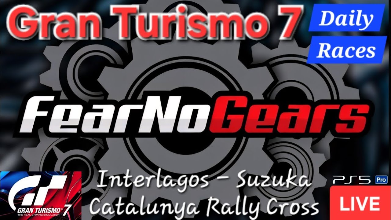🟢LIVE🔴 Gran Turismo 7 - Daily Races: INTERLAGOS, SUZUKA & RALLY CROSS! Race & Chat w/The Brigade!