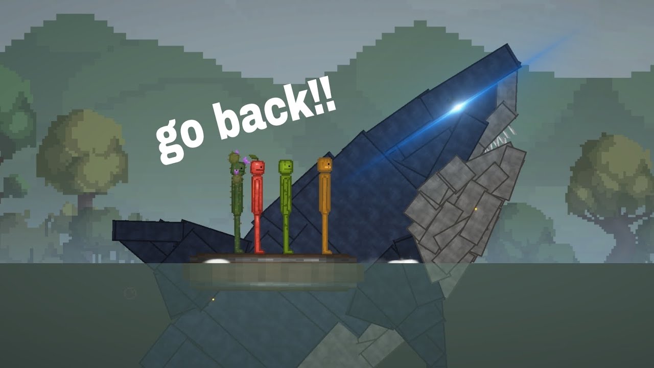 megalodon shark attack part 2 in (MELON SANDBOX) 