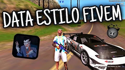 SAIU NOVA DATA ESTILO FIVEM PARA SAMP ANDROID!!!  #samplauncher #dataestilofivem