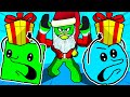 SALVAMOS LA NAVIDAD DEL GRINCH (ROBLOX STORY) | Cuadradito y Circulito