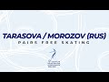 Tarasova/Morozov (RUS) | Pairs FS | ISU European FS Championships 2022 | Tallinn | #EuroFigure