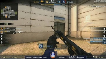 Double Nade saves Match Point - Team EnVyUs vs fnatic CS:GO ECS Europe