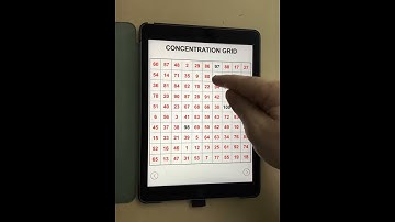 Concentration Grid - 10x10 grid