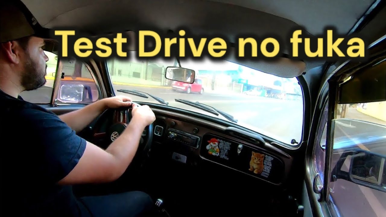 TEST DRIVE NO FUSCA / OBSERVAÇÕES 😅🤣