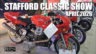 The International Classic Motorcycle Show Stafford April 2026  A packed show in beautiful sunshine