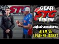 Alpinestars atem v5 leather jacket review from sportbiketrackgearcom
