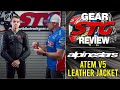 Alpinestars Atem V5 Leather Jacket Review from SportbikeTrackGear.com YouTube Video