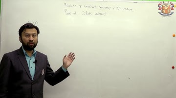 Central Tendency & Dispersion