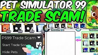 PET. SIMULATOR 99 TRADE FREEZE SCAM | PS99 SCRIPT