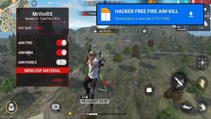 COMO BAIXAR E INSTALAR HACK NO FREE FIRE ATUALIZADO EM 2023 DE