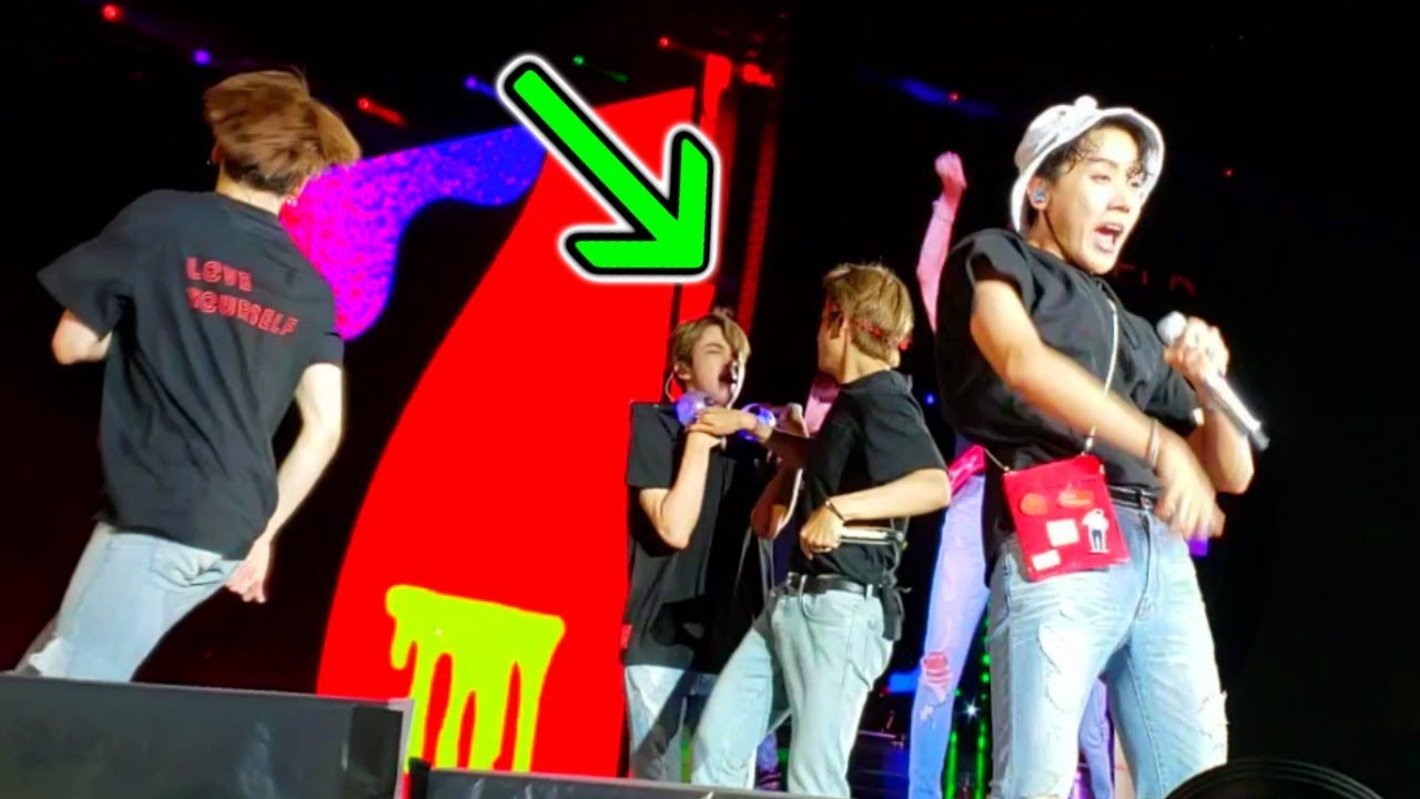 BTS SO WHAT + ANPANMAN | SO MANY ACCIDENTS! CITI FIELD FANCAM 10.06.18