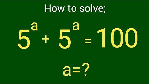 USA Olympiad Exponential Equation: solve for a | Two new methods |