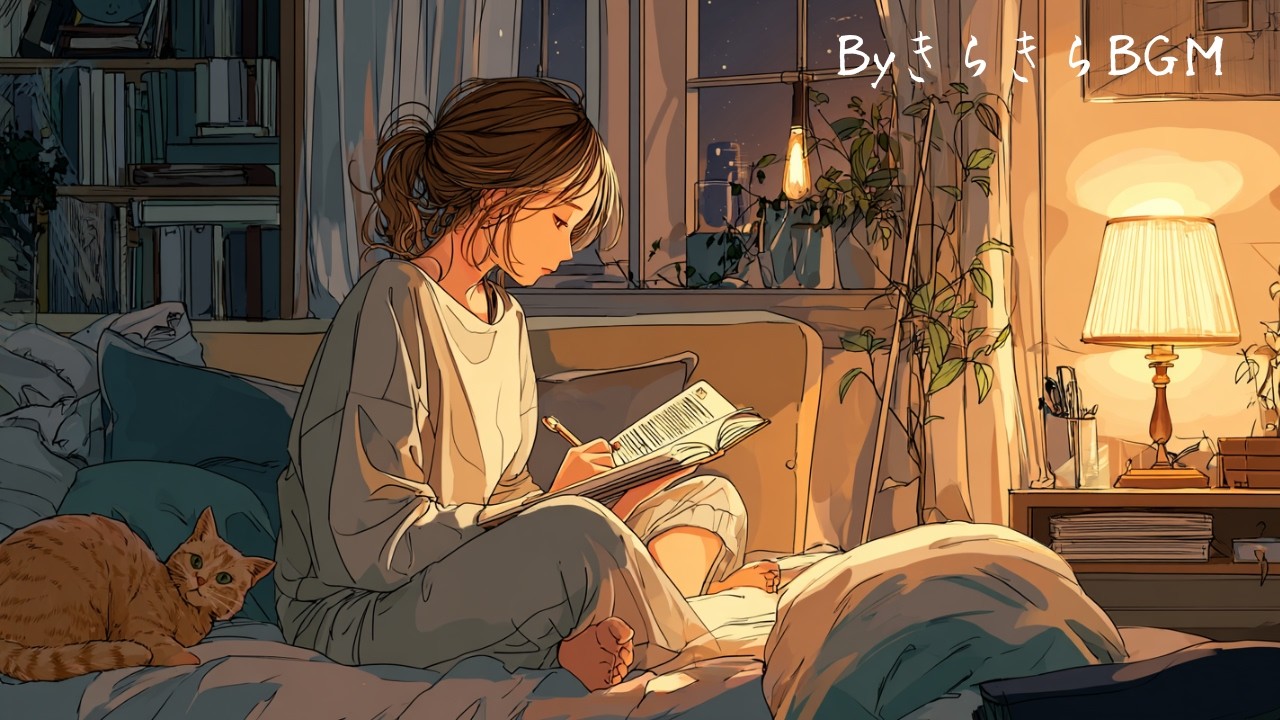 ジャーナリングで心を整える夜／最高の自分にご褒美を／今日が人生で一番若い日／deep Sleep Piano – Quiet Night Journaling
