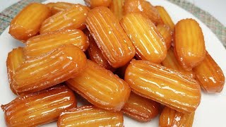 اسرار بلح الشام المقرمش من اجمل حلويات رمضان بأسهل طريقة واروع طعم