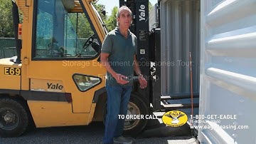 Fork Truck Ramp for Storage Containers | The Eagle Leasing Company