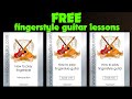 FREE fingerstyle guitar lessons PDF eBooks.  free online fingerpicking guitar method