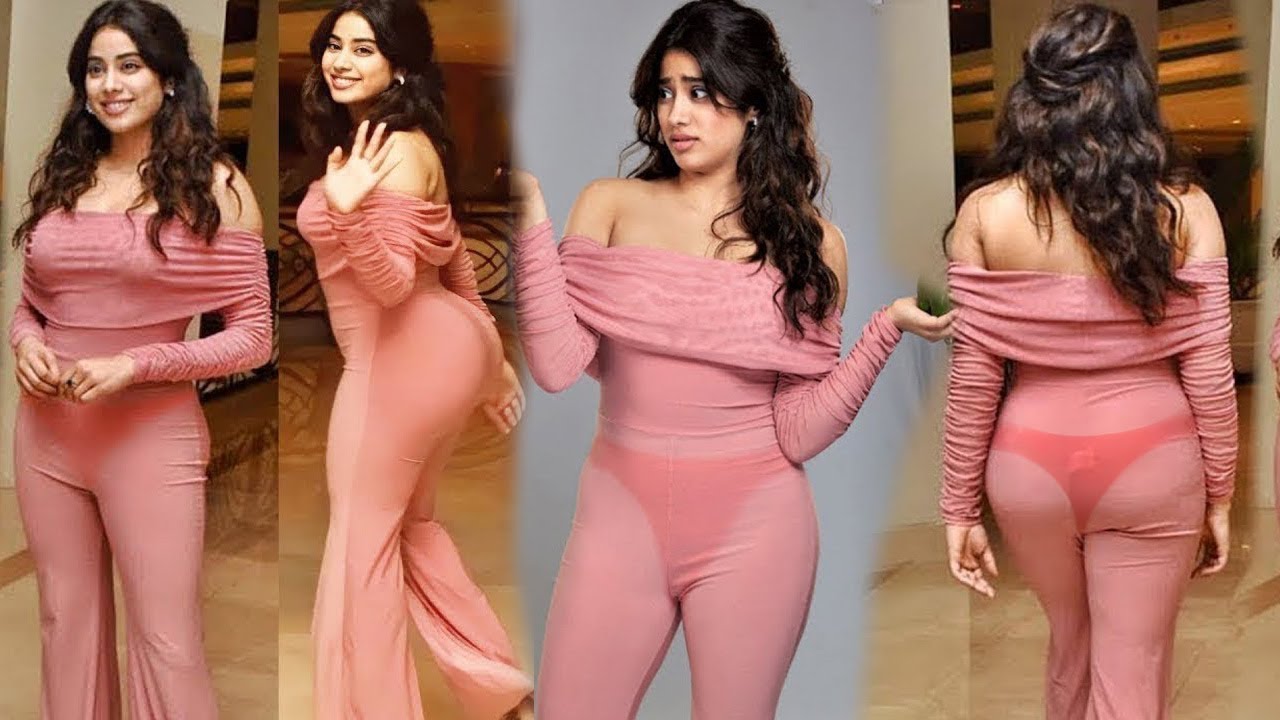Janhvi Kapoor looks beyond Sexy in her Hot Pink Jumpsuit Video went Viral -  YouTube