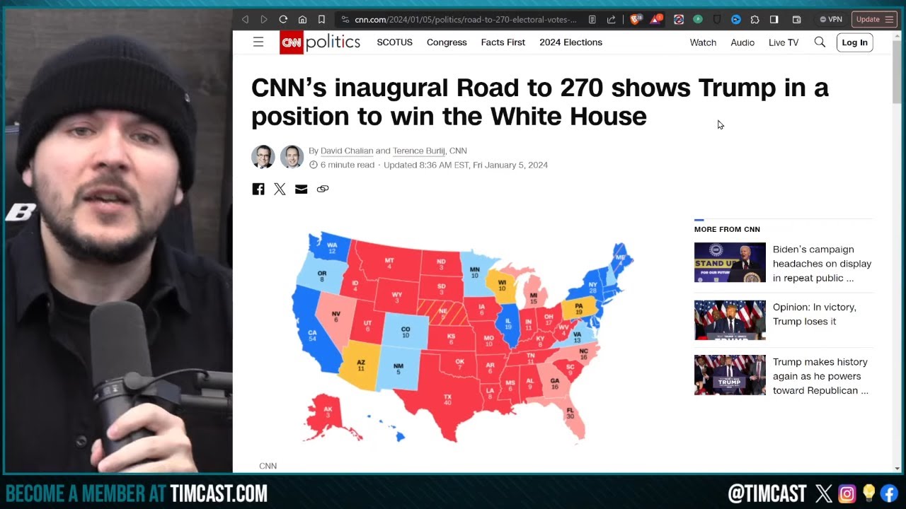 CNN Says TRUMP WILL WIN, O’Keefe EXPOSES Biden Amin In EPIC Video, Dems WANT KAMALA OUT