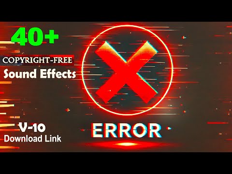 Error Sound Effects How To Use Error Sounds In Your Videos Error Sounds Effects No Copyrights 