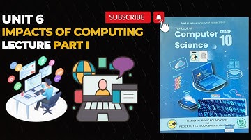 Class 10 Computer Science | Unit 6: Impacts of Computing | Lecture 1 | New Book 2025 | Federal Board