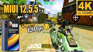 POCO X3 PRO MIUI 12.5.5 LATEST | CODM 120 FPS (4K)