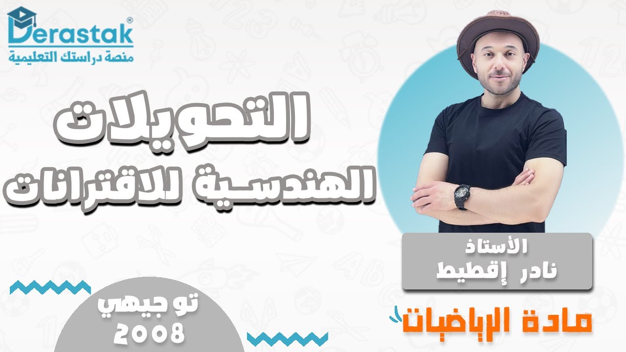 التحويلات الهندسية للاقترانات || الرياضيات || توجيهي 2008 || أ. نادر إقطيط