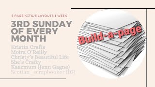 #BuildAPage APRIL 2023 - MAKING PAGE KITS