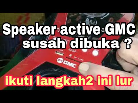 Cara Membuka Tutup Depan Speaker Aktiv Mini Gmc Youtube