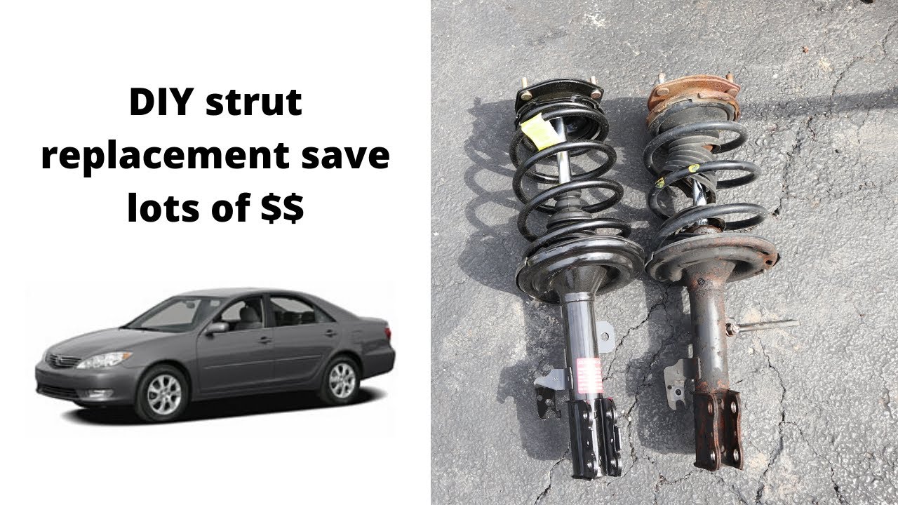 How to replace struts on Toyota Camry 2002-2006 - YouTube