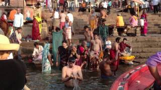 Bathing In The Ganges - Varanasi, India