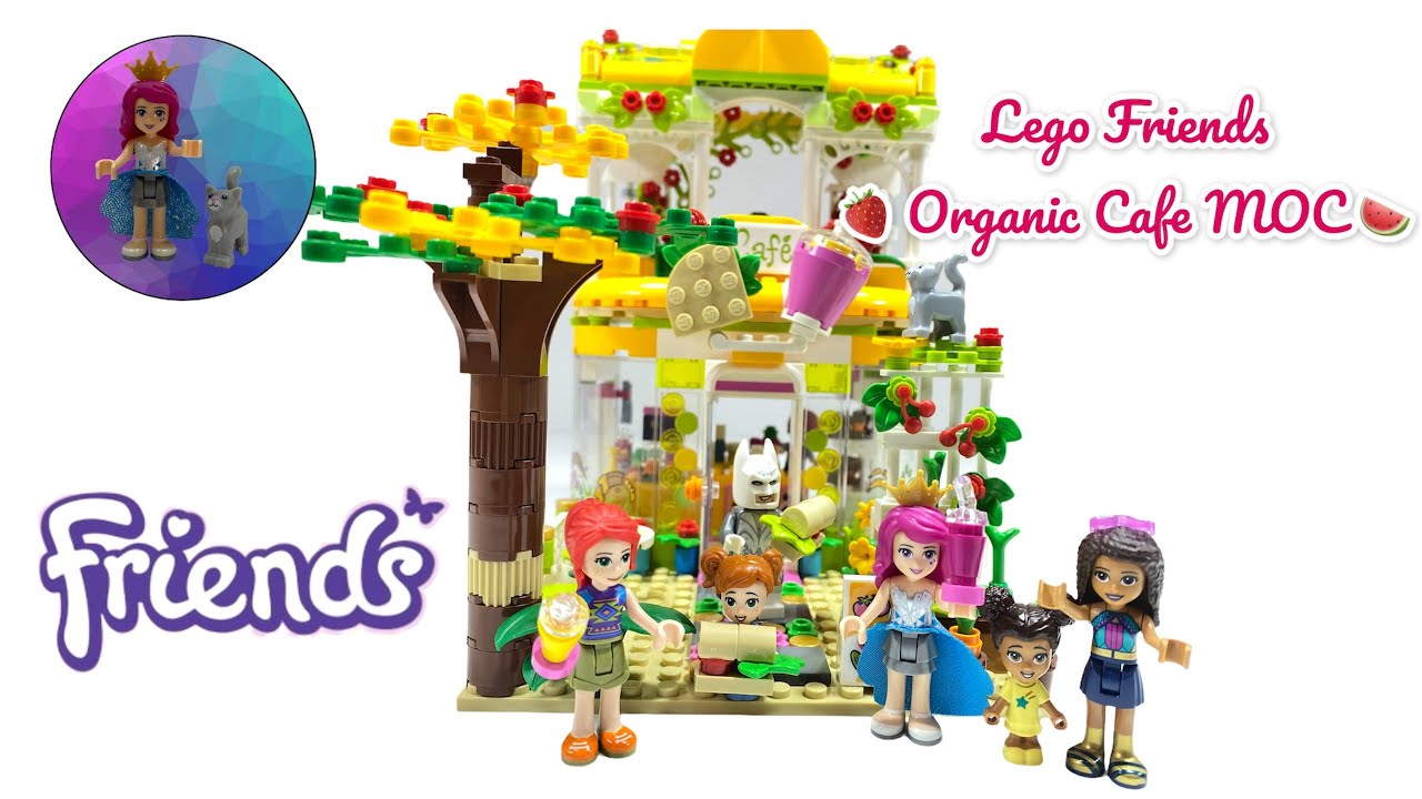 I just finished building the Lego FRIENDS cafe set! It was one of my  favorites to build! : r/lego